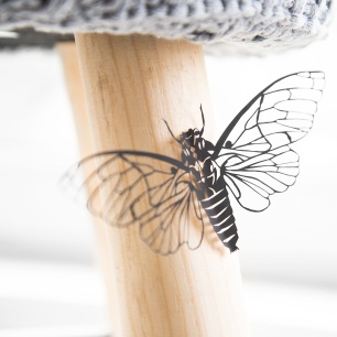 geknipte Cicada van papier